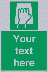 SV5221: Custom Push Pad Sign