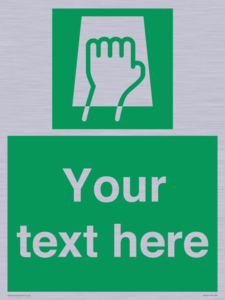 SV5221: Custom Push Pad Sign