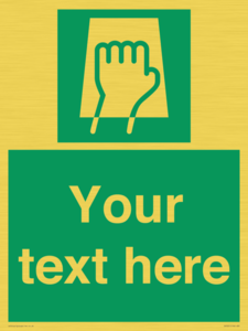 SV5221: Custom Push Pad Sign