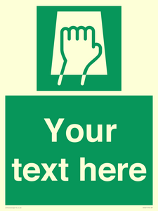 SV5221: Custom Push Pad Sign