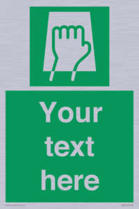 SV5221: Custom Push Pad Sign