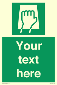 SV5221: Custom Push Pad Sign