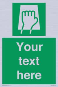 SV5221: Custom Push Pad Sign
