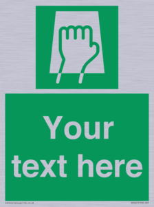 SV5221: Custom Push Pad Sign
