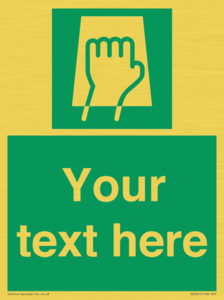 SV5221: Custom Push Pad Sign