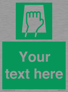 SV5221: Custom Push Pad Sign