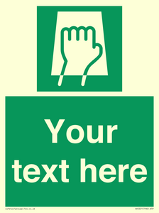 SV5221: Custom Push Pad Sign