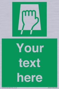 SV5221: Custom Push Pad Sign