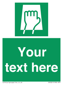 SV5221: Custom Push Pad Sign