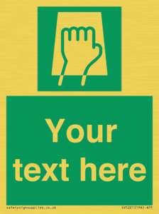 SV5221: Custom Push Pad Sign