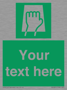 SV5221: Custom Push Pad Sign