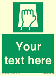 SV5221: Custom Push Pad Sign