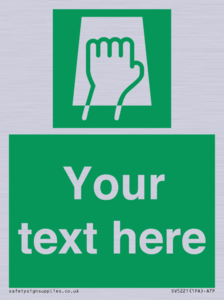 SV5221: Custom Push Pad Sign
