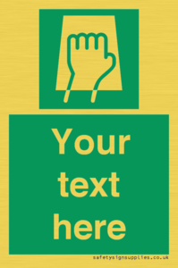 SV5221: Custom Push Pad Sign