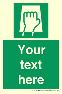 SV5221: Custom Push Pad Sign