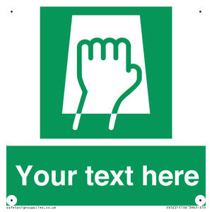 SV5221: Custom Push Pad Sign