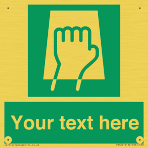 SV5221: Custom Push Pad Sign