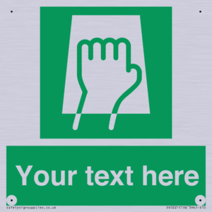 SV5221: Custom Push Pad Sign