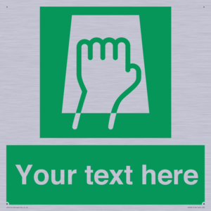 SV5221: Custom Push Pad Sign