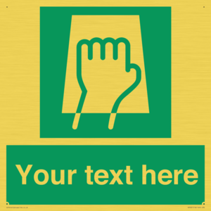 SV5221: Custom Push Pad Sign