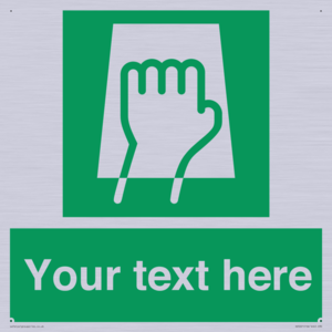 SV5221: Custom Push Pad Sign
