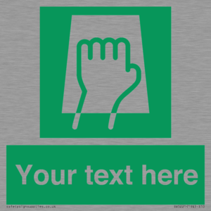 SV5221: Custom Push Pad Sign