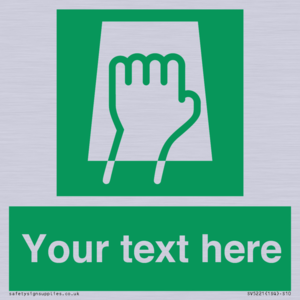 SV5221: Custom Push Pad Sign