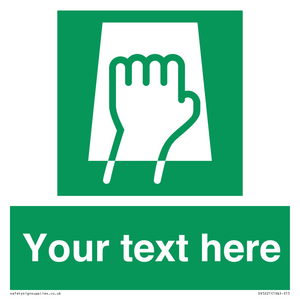 SV5221: Custom Push Pad Sign