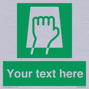 SV5221: Custom Push Pad Sign