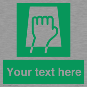SV5221: Custom Push Pad Sign