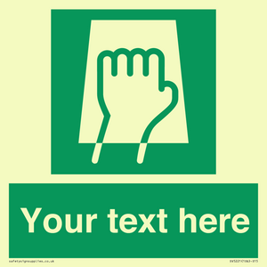 SV5221: Custom Push Pad Sign