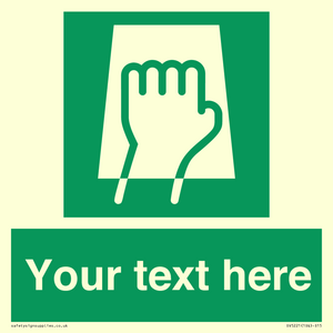 SV5221: Custom Push Pad Sign