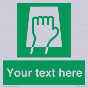 SV5221: Custom Push Pad Sign
