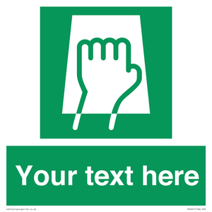 SV5221: Custom Push Pad Sign