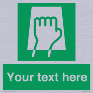 SV5221: Custom Push Pad Sign