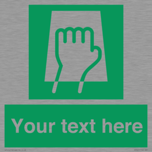 SV5221: Custom Push Pad Sign