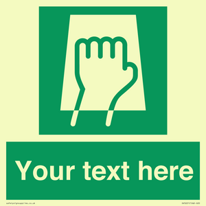 SV5221: Custom Push Pad Sign