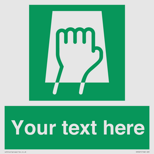 SV5221: Custom Push Pad Sign