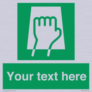 SV5221: Custom Push Pad Sign
