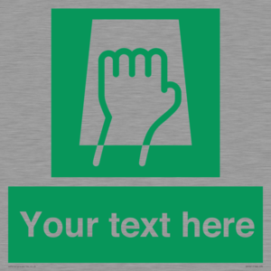 SV5221: Custom Push Pad Sign