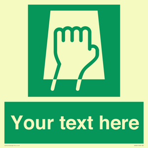SV5221: Custom Push Pad Sign