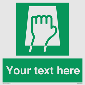 SV5221: Custom Push Pad Sign