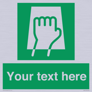 SV5221: Custom Push Pad Sign