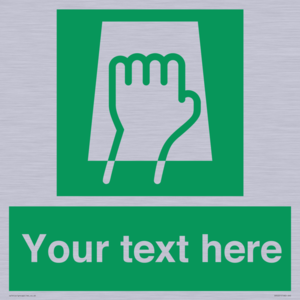 SV5221: Custom Push Pad Sign