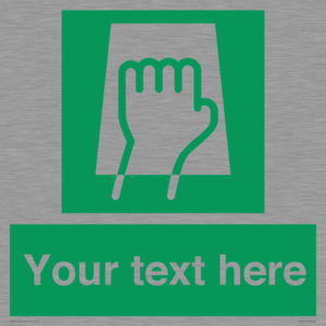 SV5221: Custom Push Pad Sign