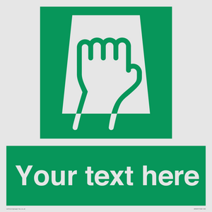 SV5221: Custom Push Pad Sign