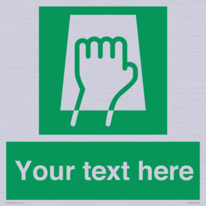 SV5221: Custom Push Pad Sign