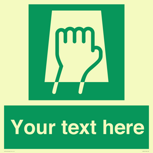 SV5221: Custom Push Pad Sign