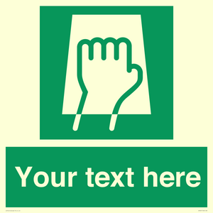 SV5221: Custom Push Pad Sign