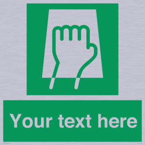 SV5221: Custom Push Pad Sign